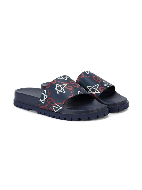 gucci star slides|gucci slides for men.